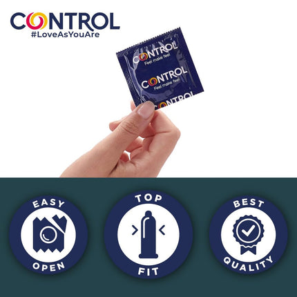 CONTROL RETARD natural latex condoms with delayed release – 24 pieces.