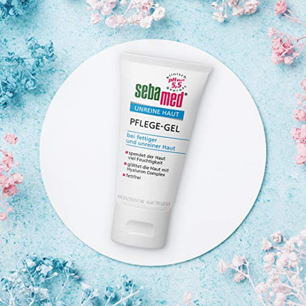 sebamed Impure Skin Care Gel, smoothes the skin with Hyaluron Complex, soothes and cares for impure and oily skin, content 50 ml (1 pack)