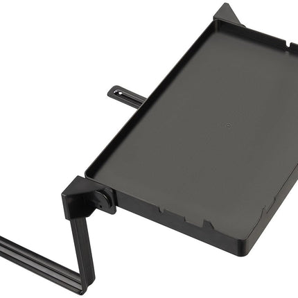 Carlo Milano table stand: Foldable bedside table, 34 x 22 cm, load capacity up to 3 kg, black (side table, bedside table, iPhone charging cable)