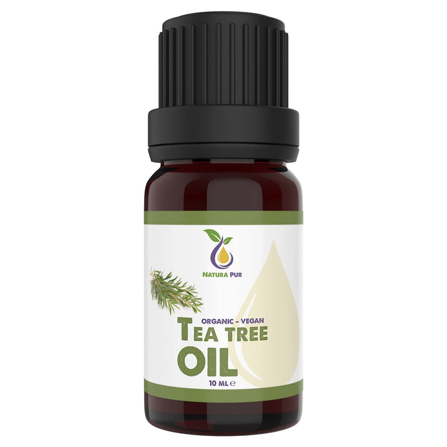 Organic Tea Tree Oil 10ml - 100% pure essential oil from Australia, vegan - Tea Tree Oil
