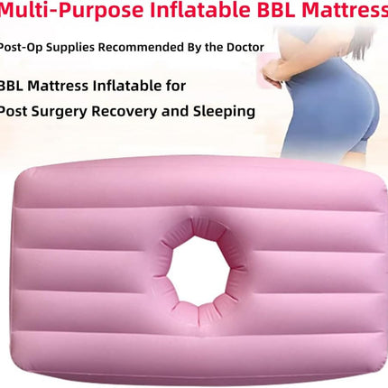 BLAcoh Inflatable BBL Mattress After Surgery, BBL Inflatable Bed With Hole, BBL Bed Pillow After Surgery for Sleeping After Recovery From Buttock Surgery