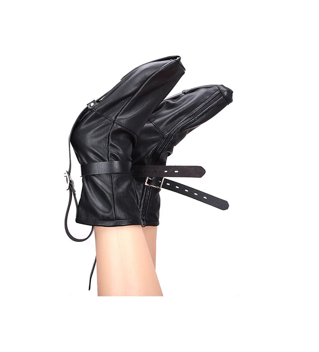 OnundOn Leather Boots Foot Restraint Set Doggy SM Bondage