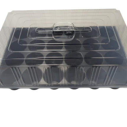 Quickpot stable growing plate with 24 planting holes + saucer + cover lid cover protective cover QP-24R