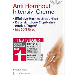 Hansaplast Anti Callus Intensive Cream (75 ml), foot cream for removing calluses, moisturizing callus cream cares for very dry skin with urea