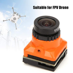 Camera High Definition 1500Tvl 2.1mm Lens OSD For Quadcopter Drone Orange Fpv Cam