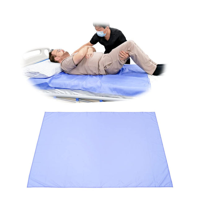 Ehucon Patient Flat Transfer Slide Sheet-55"x79" for Patient/Elderly/Senior Transfers in Cars/Wheelchairs/Beds Transferring and Repositioning Easy, Reusable and Washable, Purple