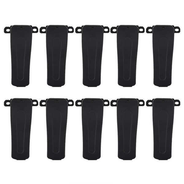 Yunseity 10 Pieces Replacement Belt Clip for BF-888S BF-666S BF-777S and H-777 Walkie Talkies, H777 Belt Clip Hook Replacement
