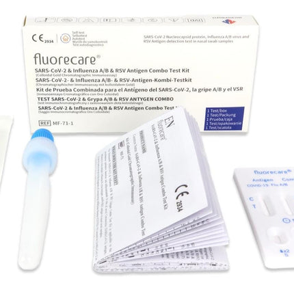 fluorecare SARS-CoV-2, Influenza A/B &amp; RSV Combo Rapid Test, Corona Rapid Test