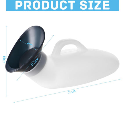 Urinal Bottle Women Men Portable Emergency Urinal Toilet Unisex Urinal Urinal Bottle Urine Collection Container with Lid for Car Travel 800ML
