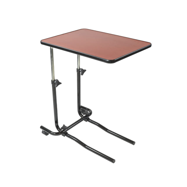 NRS Healthcare M01278 Divan-style overbed and chair table, tilting and adjustable