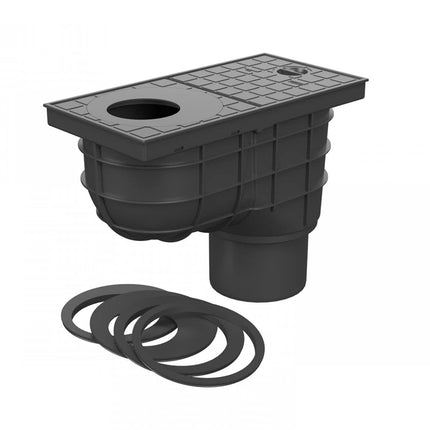 Downpipe drain, gutter drain, rain gully DN 110 325 A
