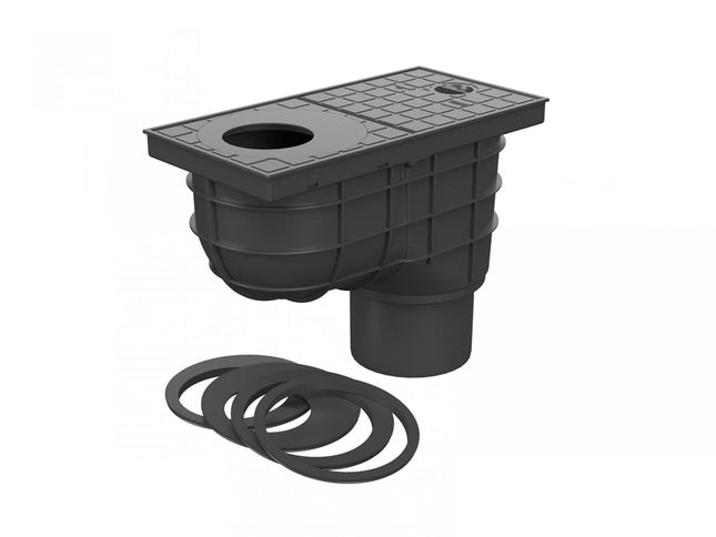 Downpipe drain, gutter drain, rain gully DN 110 325 A