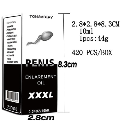 BAWUTZ Penis Enlargement Oil, Male Enlargement Oil, Penis Enlargement Oil for Men to Prolong Sex Life, Male Genital Massage Oil 10ml (5PC)
