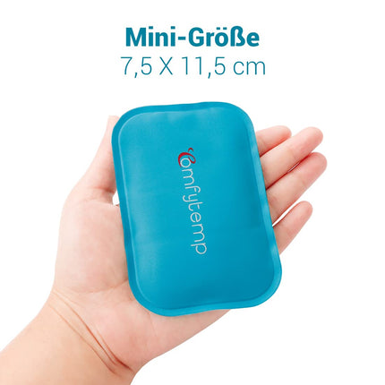 Comfytemp Small Cooling Pads Gel 7.5x11.5 cm (6 pieces) Reusable Mini Ice Pack for Children, Headaches, Toothache, Tired Eyes, Breastfeeding, Insect Bites, Cold Warm Compresses Cooling Pack