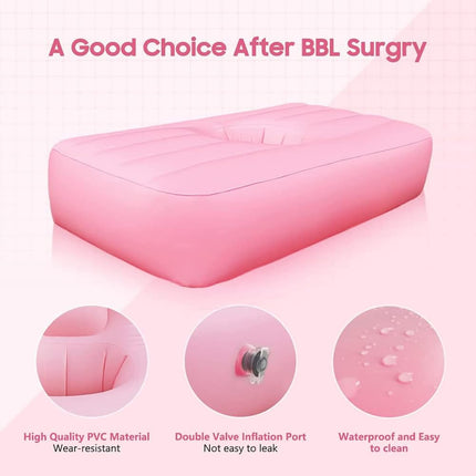 BLAcoh Inflatable BBL Mattress After Surgery, BBL Inflatable Bed With Hole, BBL Bed Pillow After Surgery for Sleeping After Recovery From Buttock Surgery