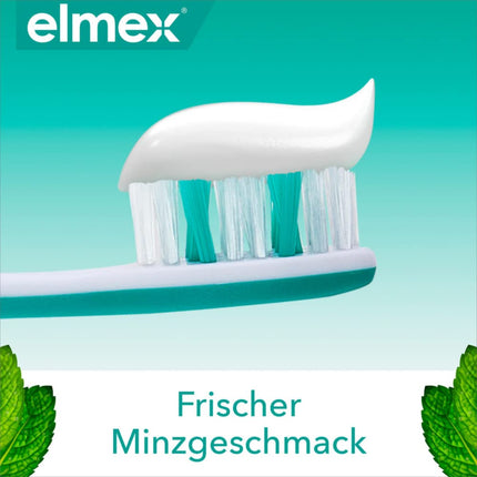 elmex Toothpaste Sensitive Professional Repair &amp; Prevent 2x75ml – medical tooth cleaning for immediate*, lasting protection – prevents receding gums and new pain