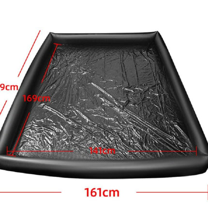 Lotion Swimming Pool Waterproof Inflatable Bed Air Bed Sheet Pool SM Bondage PVC Sheet Squirting Oil Spa Massage (189cm*161cm)