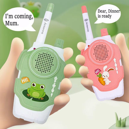 XUBX Walkie Talkies for Children, 300m Range, Set of 2, Children's Walkie Talkie, Toy for Indoor Outdoor Activity Stem, Radio Children for 3-12 Years Gift, Clear Voice for Adventure, Hiking