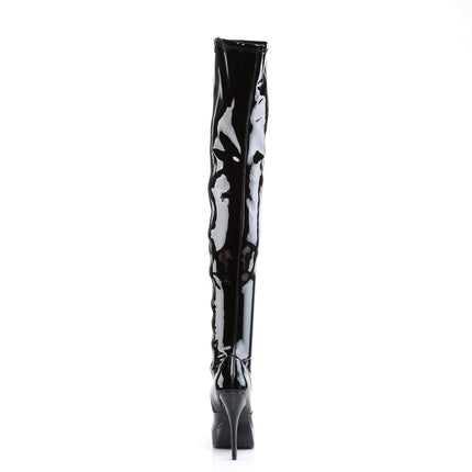 Pleaser Women's Indulge-3000, Black Stripe Pattern, 39 EU