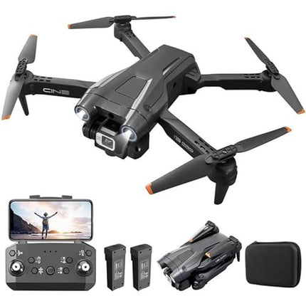 Mingfuxin Foldable Drone with Camera for Beginners, RC Quadcopter Drone with App WIFI FPV Live Video, Altitude Hold, Headless Mode, One-Key Takeoff and Landing for Adults and Kids