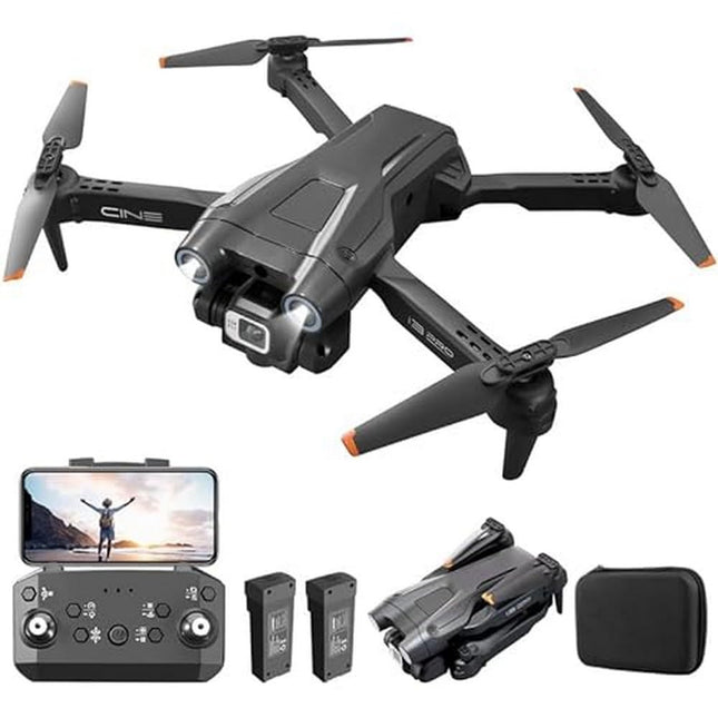 Mingfuxin Foldable Drone with Camera for Beginners, RC Quadcopter Drone with App WIFI FPV Live Video, Altitude Hold, Headless Mode, One-Key Takeoff and Landing for Adults and Kids