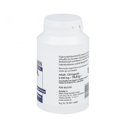 GLUCOSAMINE+CHONDROITIN Capsules for Dogs 120 pcs