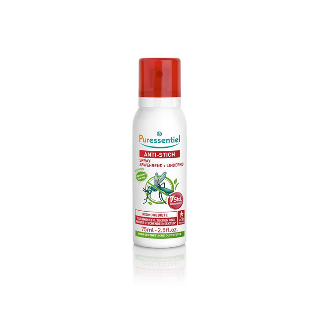 Puressentiel - Anti-bite repellent and calming spray - temperate and tropical areas - 100% natural active ingredient - 75 ml