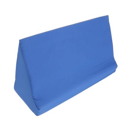 Cosiki Wedge Pillow Bed Body Side Wedge Pillow, Vein Pillow Leg Elevation Pillow, Blue Hidden Zipper Wedge Pillow Side Sleeper Washable Mattress Wedge (50 * 25 * 15cm)
