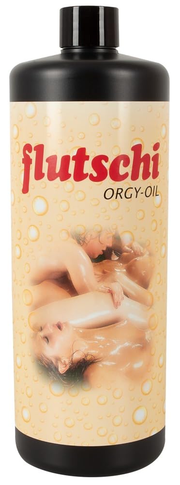 Flutschi Orgy-Oil – seductive massage oil for women and men, water-soluble and easy to wash off, skin-friendly, 1l