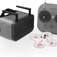 EMAX FPV Drone Tinyhawk 3 RTF Kit, First Person View Drones with Runcam Nano 4 Camera, 25-100-200 VTX Switchable, Mini Drone with Goggles and E8 Radio Transmitter for Kids Adults and Beginners