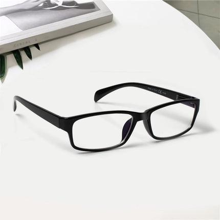 COJWIS Reading Glasses 6 Pack Men and Women Quality Spring Hinge Blue Light Filter Reader Glasses (6 Black, 2.00)