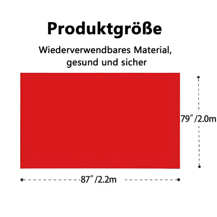 Loverstoy Waterproof PVC Bed Sheets for Sex - Washable Fetish Sheets for Women and Men, Ideal for Massage, Erotic Games, and Sex Games with Couples (Red / 2.2m*2.0m)