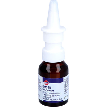 Emser Nasal Spray with Natural Emser Salt for Children and Adults – For Allergies and Colds – 20 ml