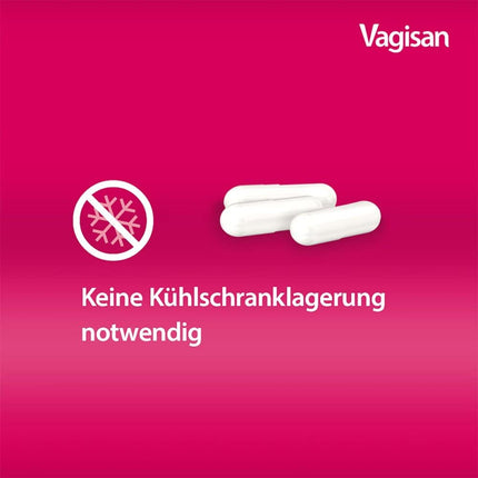 VAGISAN ProbioFlora Lactic Acid Bacteria Vaginal Capsules 8 pcs