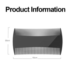 SCJJZ nit comb, lice comb, dandruff comb, men's comb, hair cutting comb, hairdressing comb, double-sided comb fine-tooth beard (3 pieces)