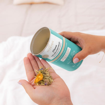 MABYEN Hayflower Sitz Bath 50g | Pregnancy - Bath additive for pregnancy - Natural birth preparation as a steam bath or sitz bath - Relaxes the pelvic floor and reduces the risk of perineal tears