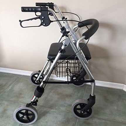 Trendmobil lightweight rollator LR 56 only 6.7 kg rollator including basket and stick holder - puncture-proof PU tires