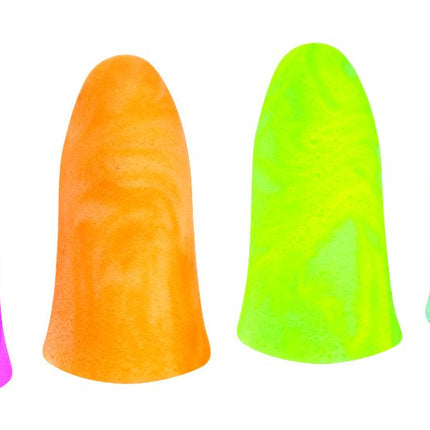 Ohropax COLOR Earplugs - Colorful foam in-ear plugs for noise protection - For festivals and concerts, for relaxing, sleeping, and listening to music - 8 pieces