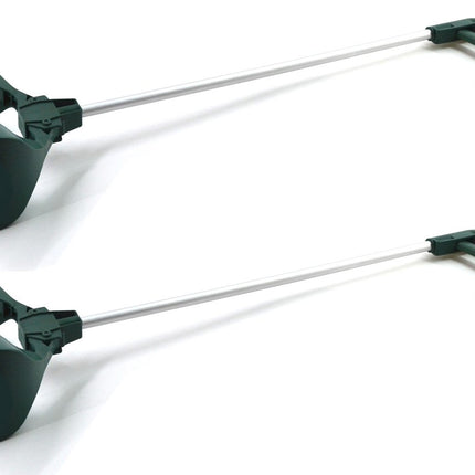 2x Universal Grabber with Shovel Aluminum Garbage Tongs Grabber Arm Waste Garbage Grabber Tongs Grabber Aid Garbage Grabber Lifting Aid Garbage Collector Grabber Claw