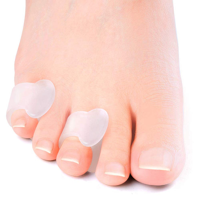 Welnove Toe Separators, Gel Toe Spreaders, Small Bunion Corrector to Prevent Friction and Relieve Pressure (12 Pieces)