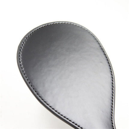 Hanyi Leather SM Paddle Fetish Bondage Role Play Spanking Paddle Sex Toy, Black