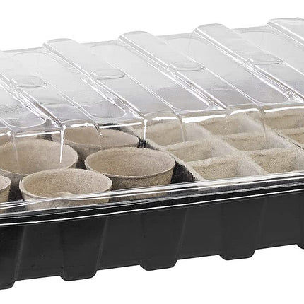 Royal Gardineer Grow Pots: 84-piece plant growing kit with biodegradable plant pots (plant pot, growing kit, indoor greenhouse)