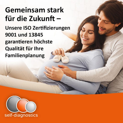 self-diagnostics combo pack 50 ovulation tests + 15 early pregnancy tests - optimal detection test