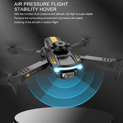 Goolsky LSRC XT2 Drone, Drone with Camera 4k Dual WIFI Optical Flow Positioning, 2.4GHz Obstacle Detection Quadcopter Drone for Beginners Blue 3 Batteries