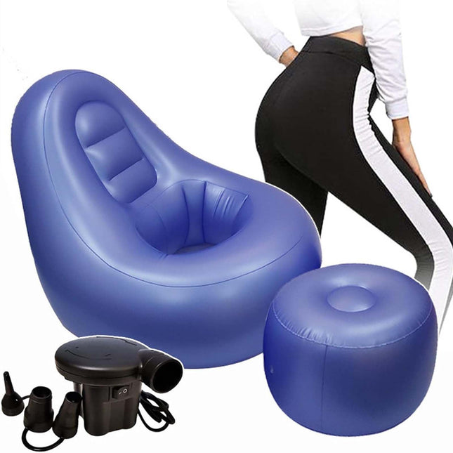 Inflatable BBL Mattress for Post Surgery Recovery – Waterproof PVC, Foldable Storage, Enhanced Comfort for Brazilian Butt Lift Recovery and Sleeping