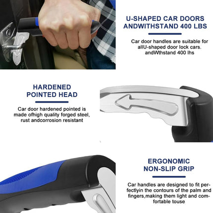 KBIBCK 2 Pack Car Exit Aid, Car Entry Aid, Seniors Multifunctional, 2 in 1 Multifunctional Car Grab Bar, Window Breaker, For Getting In And Out Of Cars For Seniors, Disabled