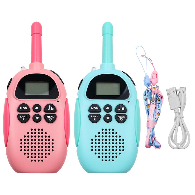 CENPEK Walkie Talkie for Kids, Walky Talky 3 Miles Long Distance, 2-Way Radio Toy with Flashlight, Game and Party Idea