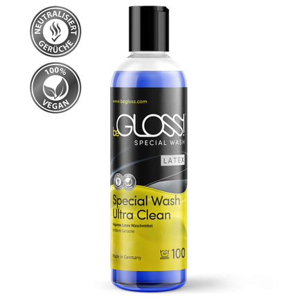 beGLOSS Special Wash 100 ML - Latex Detergent Care Cleaner for Latex Clothing Latex Care