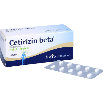CETIRIZIN beta film-coated tablets 100 pcs