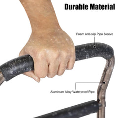 Elderly standing aid, standing aid, standing and sitting aid, adjustable height standing aid, mobile standing aid with storage bag and 4 handles, suitable for elderly and disabled people